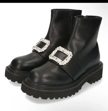 ORiental TRaffic 비쥬 모티브 탱크 밑창 부츠 L 사이즈