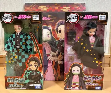 귀멸의 칼날 리카짱 인형 세트 특제 슬리브 케이스 포함