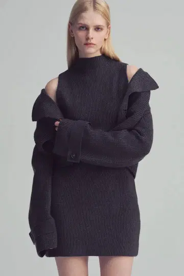 THE TOE 빅토리아 니트 세트 그레이 / M