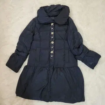 tocco 토코 다운 코트 비쥬 9호 네이비