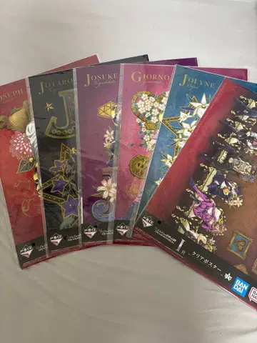 죠죠의 기묘한 모험 포스터 6장 세트