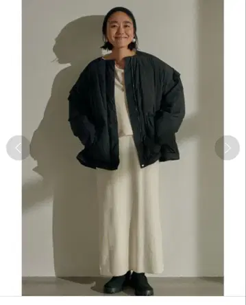 emmi 울 2way 스트레이트 스커트 셋업