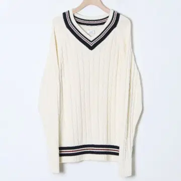 CIOTA / 시오타 수빈 코튼 V넥 칠드런 니트 스웨터