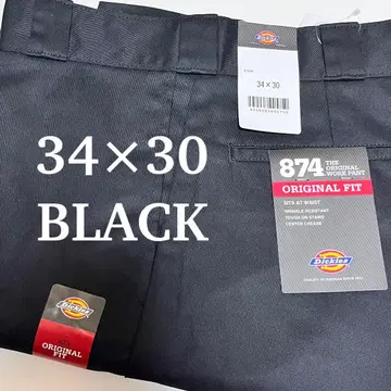 디키즈 Dickies 874 블랙 34 x 30 L