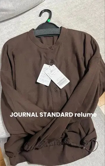 신상 저널 스탠다드 리룸 카르제 드로스트 셔츠 브라운 새상품