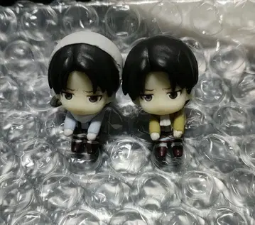 진격의 거인 쥠쥠 연결 마스코트 리바이 병장 보통 & 청소 Ver.