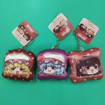 동방project 천천히 즐겨주세요! 다이컷 마스코트 3개 세트