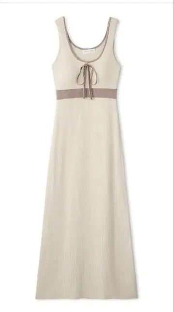 SNIDEL HOME [ CreamyTouch ] 리본 자카드 원피스