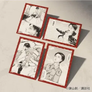 [ 새상품 ] 진격의 거인 온라인 전시회 엽서 세트 (4장) 엘렌