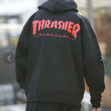 WEB 한정판 별주 THRASHERxFREAK'S STORE 후드 맨투맨
