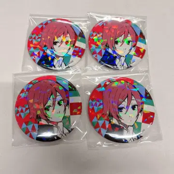 블루 록 마즐 홀로그램 캔뱃지 홀로캔 치기리 치기리 효마 2개 세트