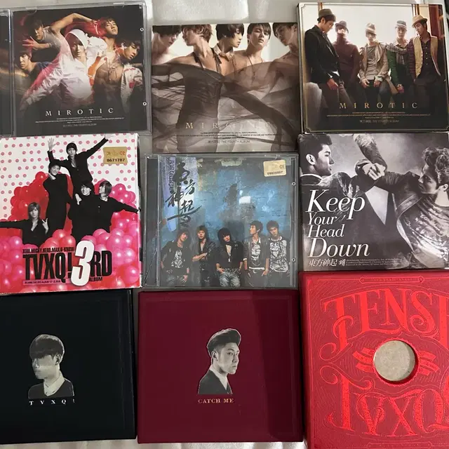 동방신기 앨범 일괄 9개 (Mirotic, Rising Sun 등)