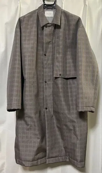 [ 새상품, 미사용 ] PUBLIC TOKYO 체크 본딩 코트