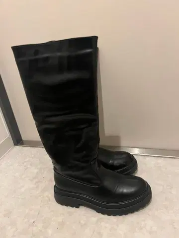 Chico 블랙 롱 부츠 L 사이즈