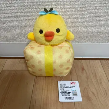 리락쿠마 키이로이토리 니코니코 Happy for you 선물 봉제 인형