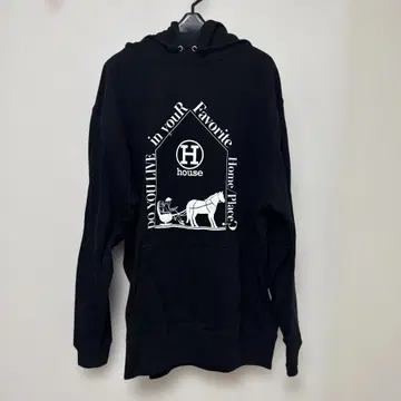 Account 계정 로고 후드티 블랙