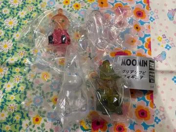 무민 클리어 소프트 비닐 피규어 전 4종 컴플리트