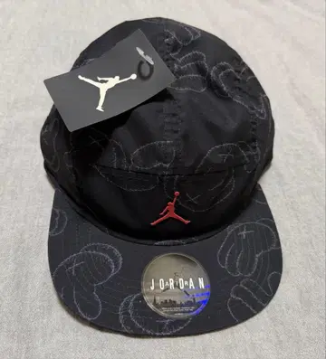 새상품 Jordan x kaws 5 panel cap 조던 카우스