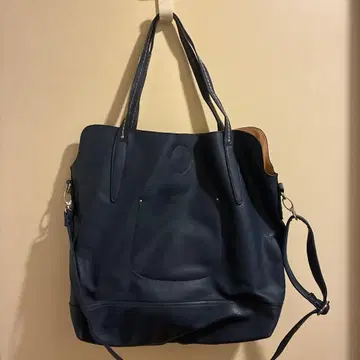 네이비 토트백 약 가로 38cm