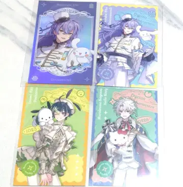 폴라로이드 4종 세트 니지산지 산리오 콜라보