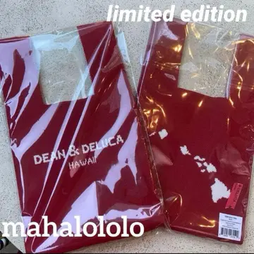 신상 미개봉 새상품 딘앤델루카 니트 백 홀리데이 한정판 하와이