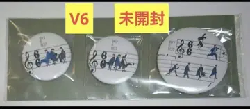 V6 캔뱃지 3개 세트 CD Very 6 BEST 초회반 B 구매 혜택
