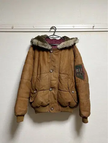 90s ICEBERG 레더 봄버 자켓