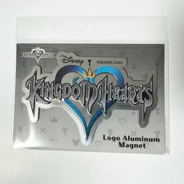KINGDOM HEARTS 로고 알루미늄 마그넷 킹덤하츠 KH