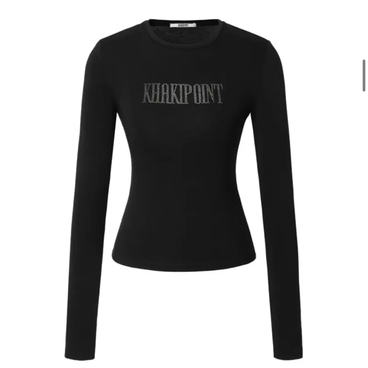 [Khaki Point] Cubic T-shirt (black) New Product