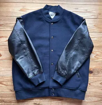FREAK'S STORE 네이비 바시티 자켓