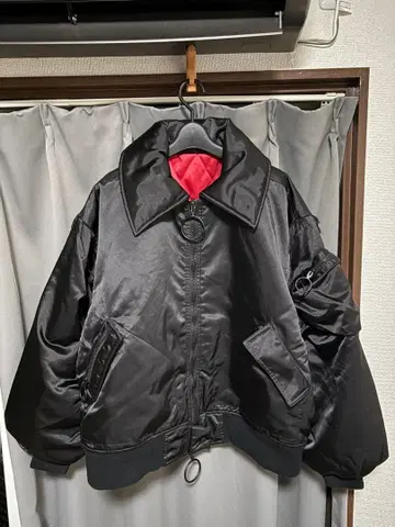 ma-1 봄버 자켓 더블 지퍼