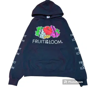 프룻 오브 더 룸 후드 맨투맨 소매 로고 L