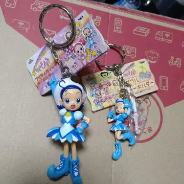 오쟈마녀 도레미 세노 아이코 피규어 키링 2종 세트 (미사용품)