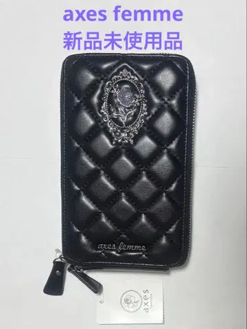 axes femme 블랙 퀼팅 미니 숄더백