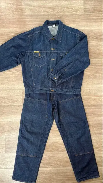 프리즌 블루스 데님 셋업 XL 사이즈