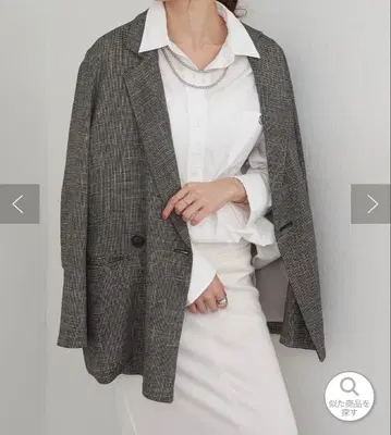 SHENERY 가라미 직조 테일러드 자켓