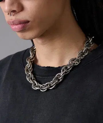 ANDER HUNK Heavy Chain Necklace