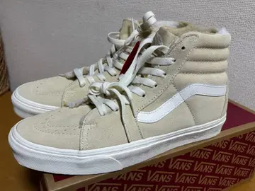 VANS Sk8-Hi 베이지 퍼 포함