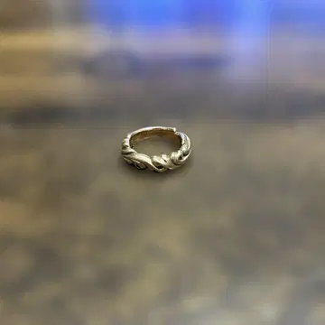 beams 10k 스크롤 밴딩 반지 골드