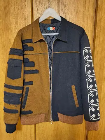 NAPATOR 패치워크 디자인 자켓