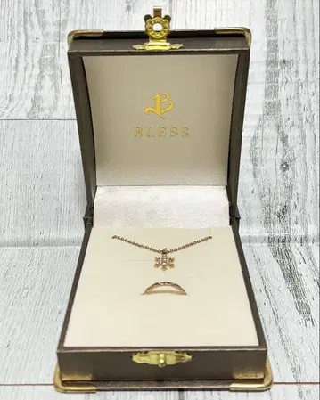 BLESS 목걸이 반지 세트