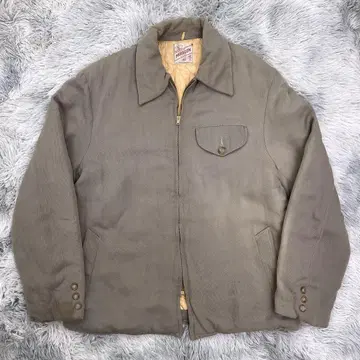 초레어 50's 빈티지 충전솜 레이온 개버딘 자켓