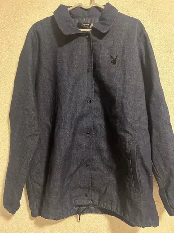 [ L 사이즈 ] PLAYBOY 네이비 데님 자켓