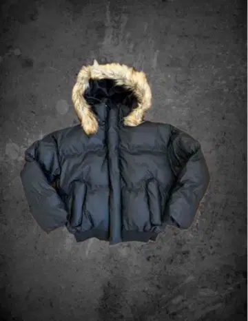 00s y2k archive 짧은 퍼 다운 짧은 펑크 헤이세이 그