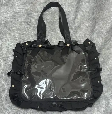 자카마트 A4 프릴 디자인 이타백 블랙