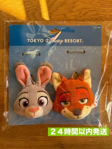 새상품 닉 주디 거울 봉제 인형 주토피아 디즈니