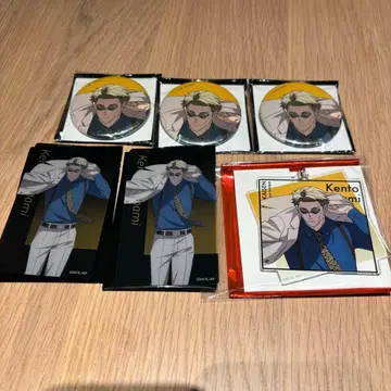 주술회전 애니메이션전 나나미 켄토 캔뱃지 키링 클리어 카드