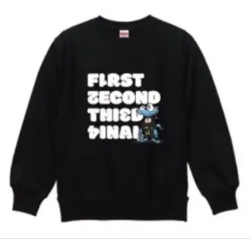 SASUKE 사카모토 씨 맨투맨 블랙