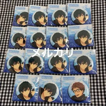 Free! 키리시마 이쿠야 토오노 히요리 캔뱃지 FS