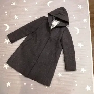 매킨토시 철학 울 코트 그레이